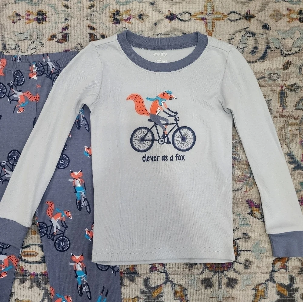 Gymboree fox pajamas